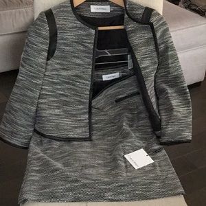 Calvin Klein suit with tag